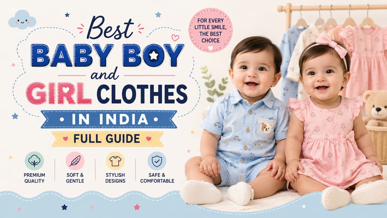 Best Baby Boy and Girl Clothes in India Full Guide Banner