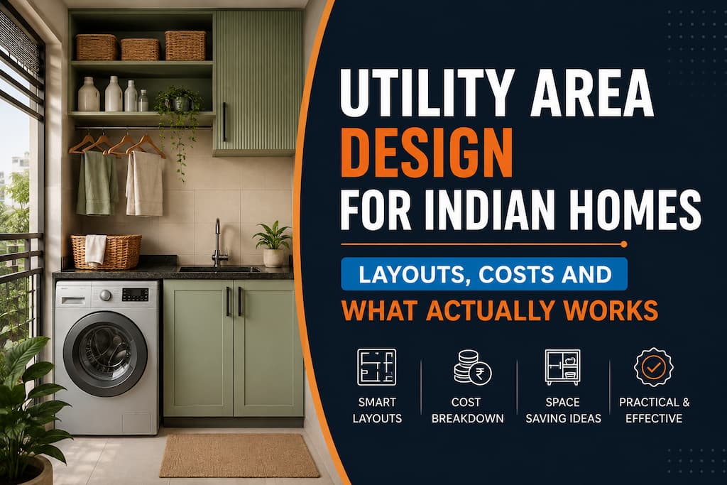 Utility Area Design for Indian Homes