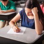 A Girl is preparing for wat mba